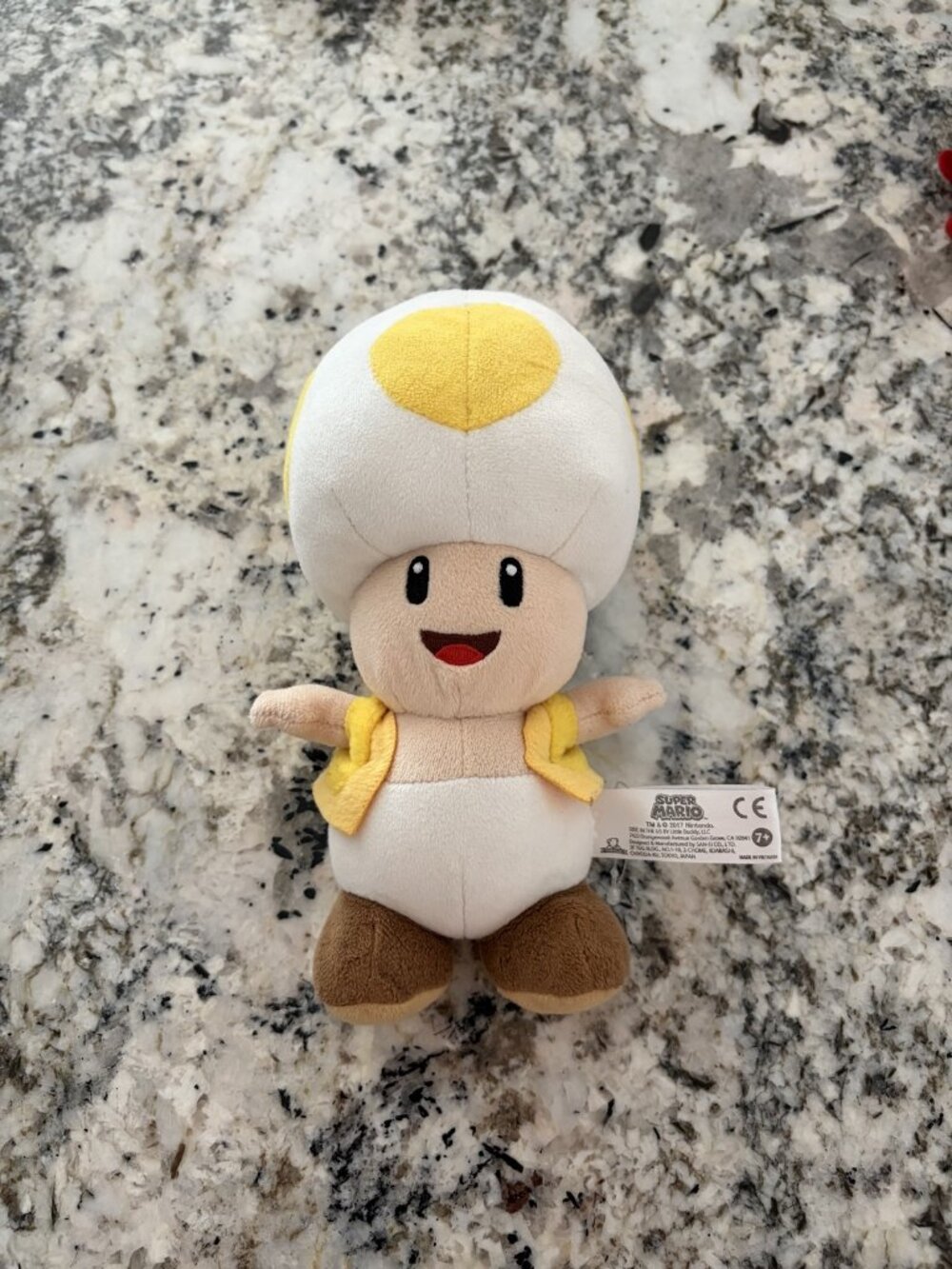Super Mario Yellow Toad Plush Little Buddy Nintendo Stuffed Toy